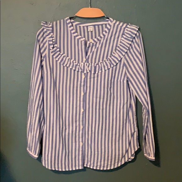 Bib Collar Blouse - Picture 1 of 3